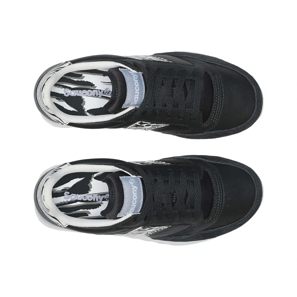 Saucony Jazz Triple Womens Sz 10 Leather Black Zebra Shoes S60793-2 ‎ NEW